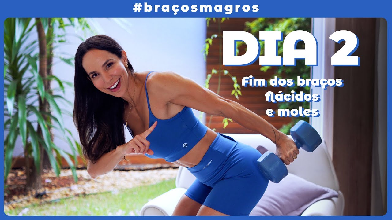 Treino para braços flácidos e moles - 10 minutos - desafio em casa- Carol Borba