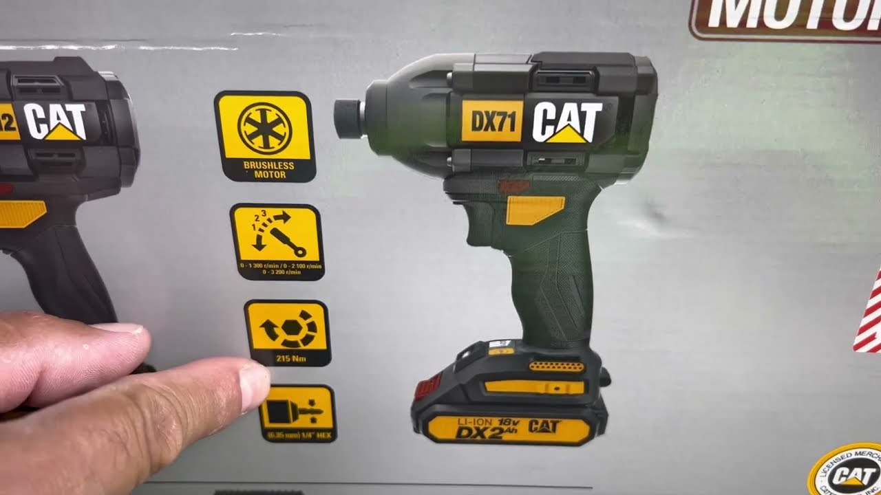 Combo Rotomartillo Llave de Impacto DX12K de Caterpillar DX12 y DX71 de CAT