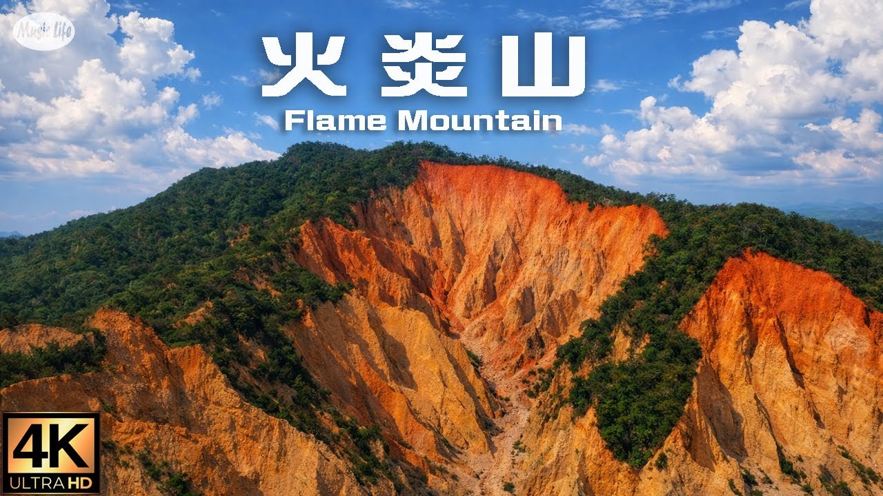 「台灣十大地景」空拍穿越火炎山大峽谷 俯瞰烈焰山脈🔥 你從未見過的壯闊紅岩世界
