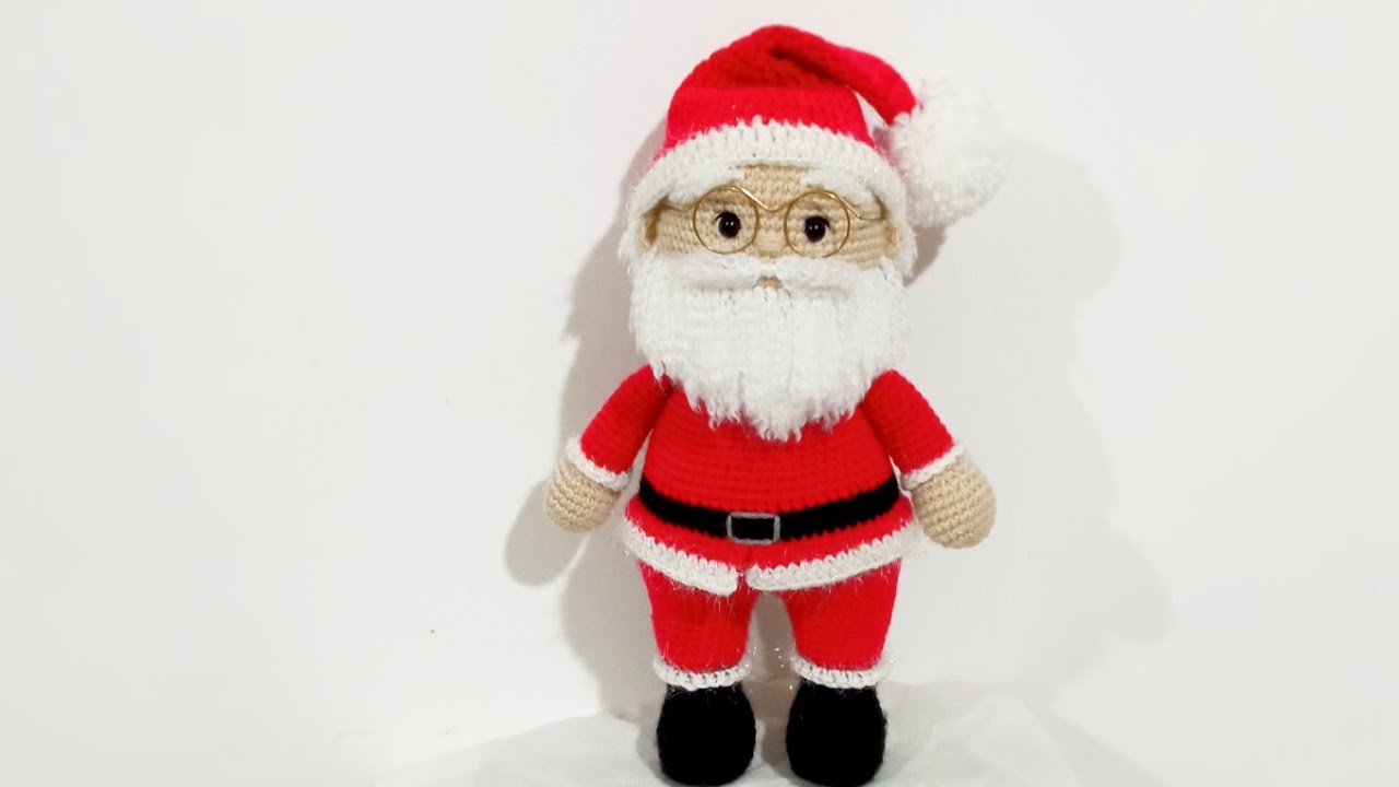 Santa Claus amigurumi (crochet) 1/2( primera parte de dos )