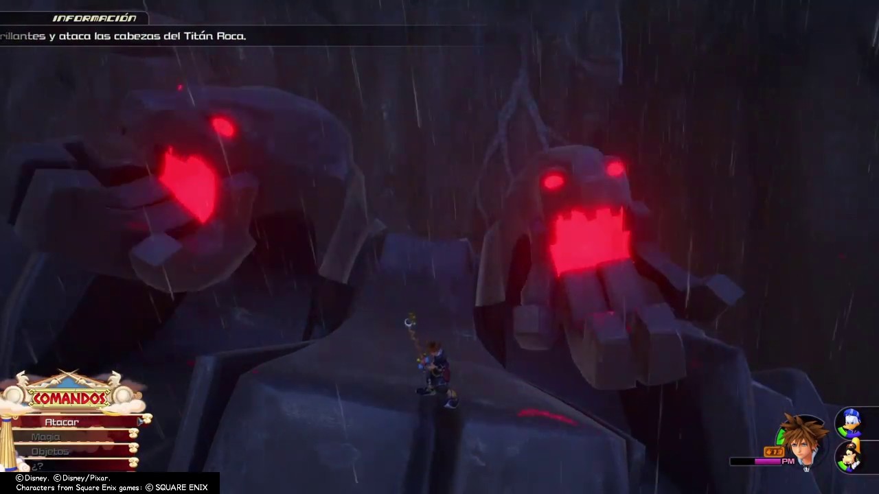 Kingdom Hearts III | Titán Roca - Todos los Códigos Experto (Modo Maestro)