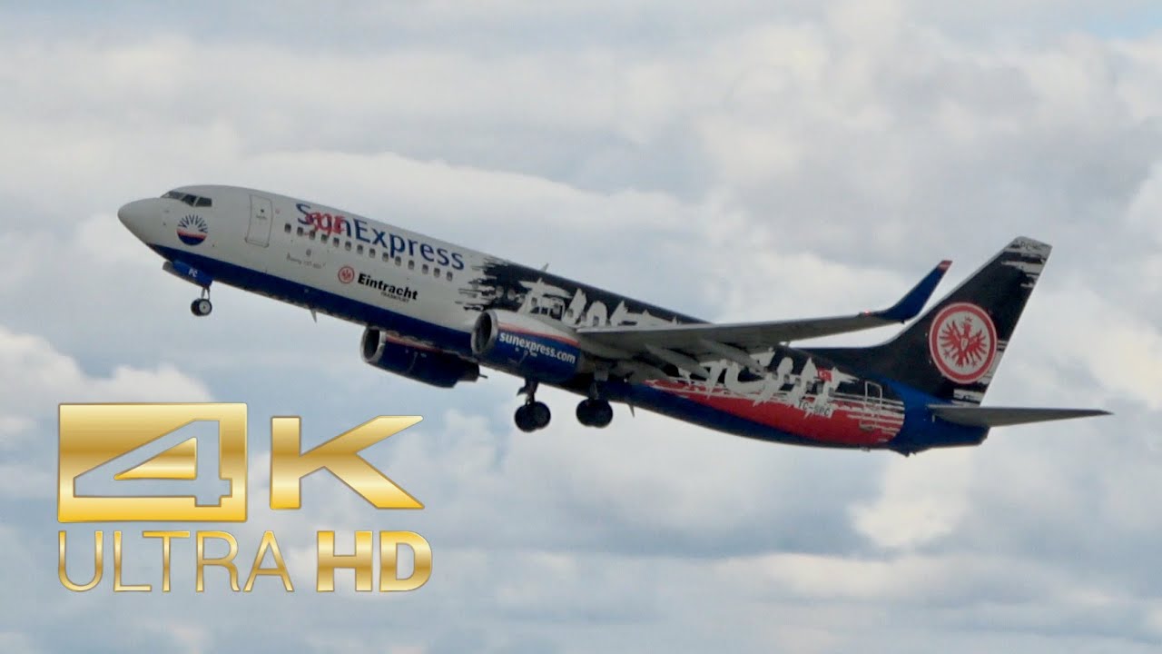 (4K) Stuttgart Airport Plane Spotting departure Compilation Boeing Airbus DC8 and many more STR EDDS