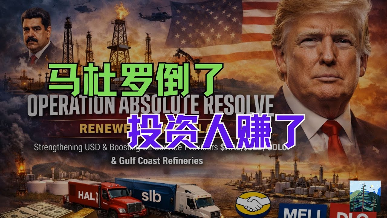 马杜罗倒了，投资人赚了！地缘政治转向，能源和资本的机会在哪里？