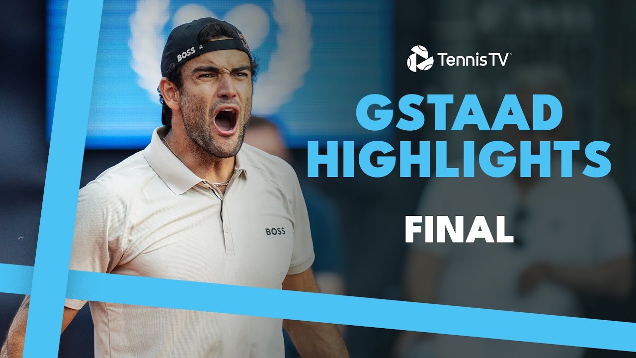 Matteo Berrettini Takes On Quentin Halys For Gstaad Title | Gstaad 2024 Highlights Final