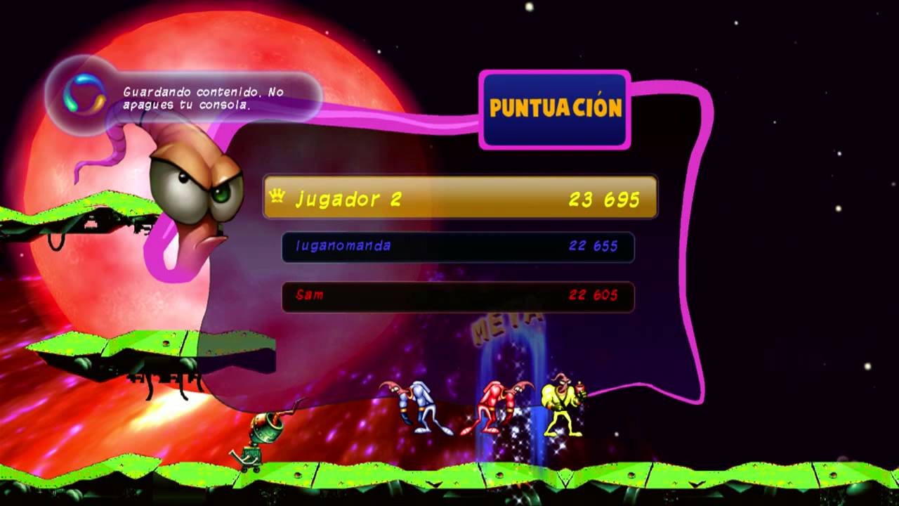 Earthworm Jim HD XBOX360 Live Arcade 3 players Full Longplay