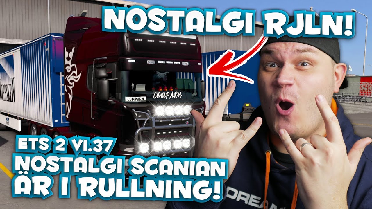 NOSTALGI SCANIAN ÄR I RULLNING! - EURO TRUCK SIMULATOR 2 SVERIGE! - Logitech G27