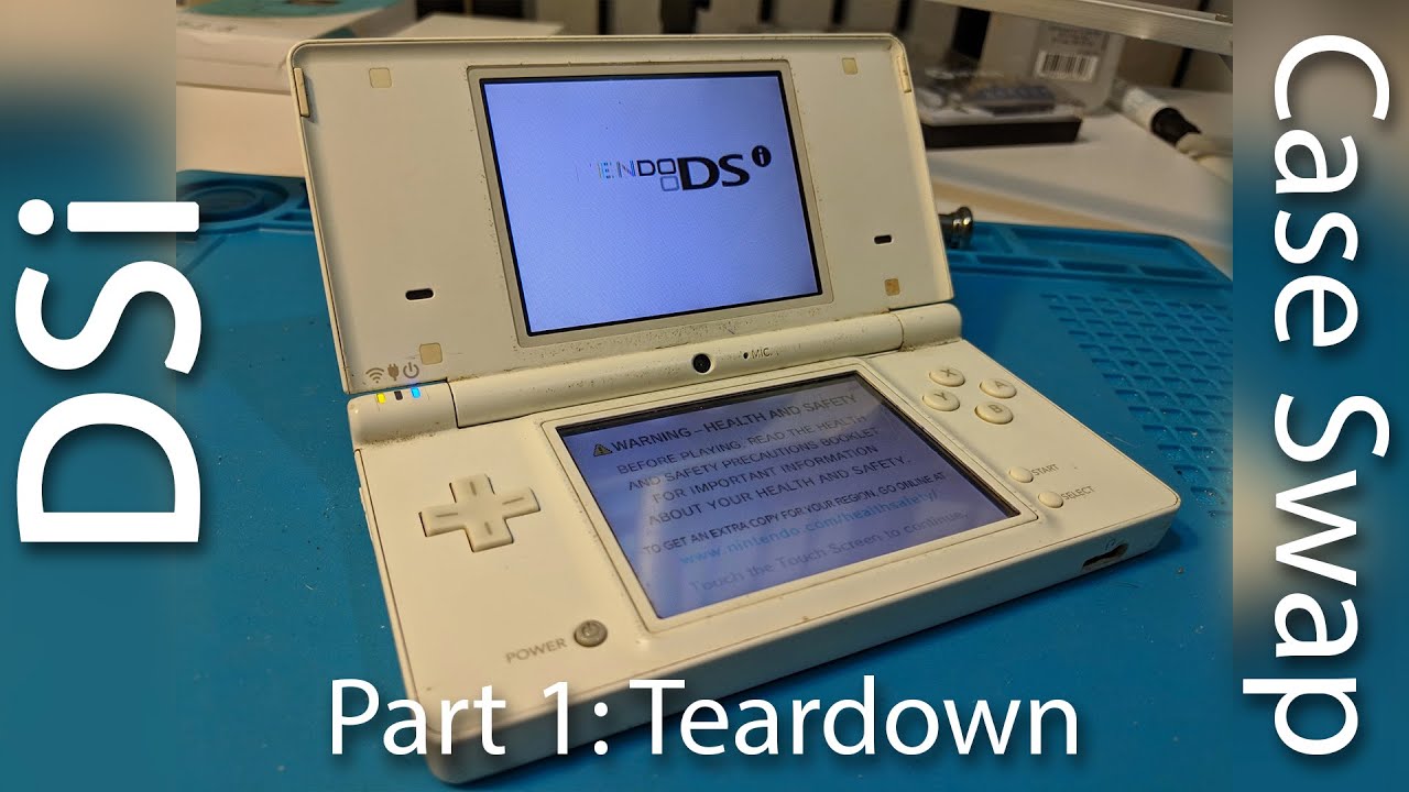 Как заменить корпус и экран Nintendo DSi — Часть 1: Разборка