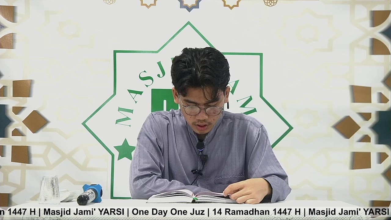 One Day One Juz | 14 Ramadhan 1447 H | Masjid Jami' YARSI |