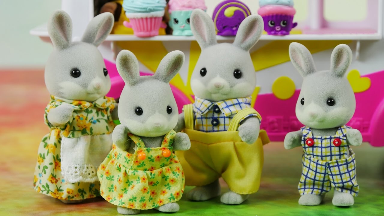 U jeża na lodach | Sylvanian Families & Shopkins | Bajki dla dzieci