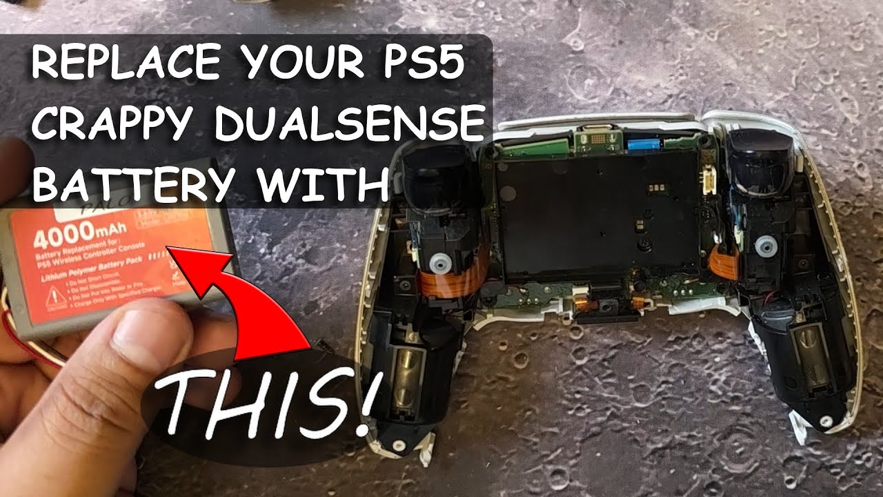 Замена батареи PS5 DualSense на более качественную!