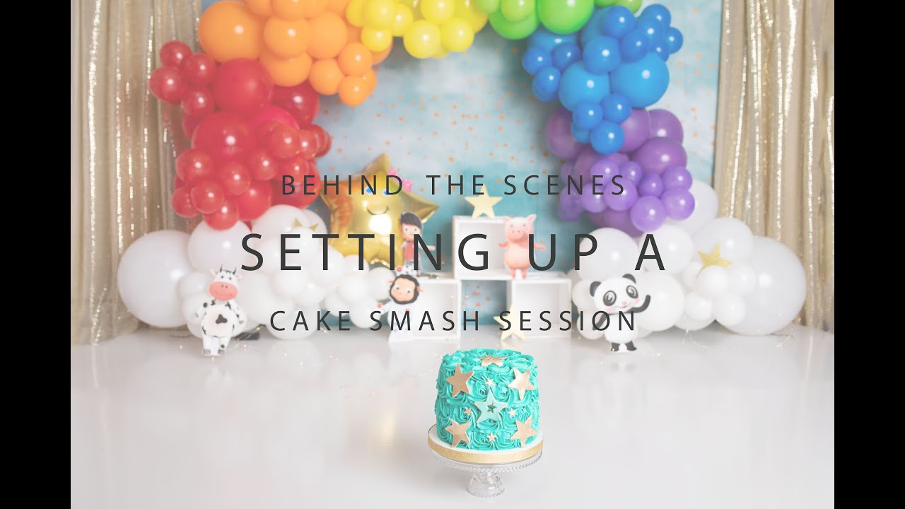 My Little Baby Bum Cake Smash Set-Up | Here's What I Do