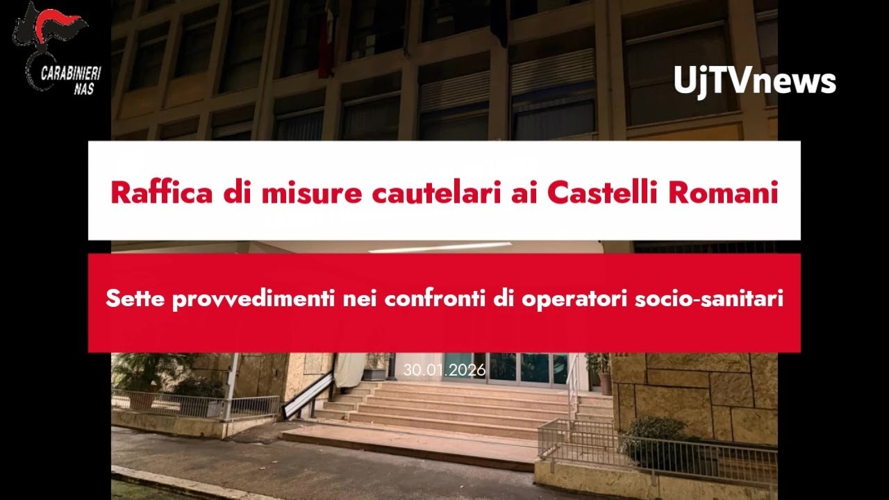 Raffica di misure cautelari ai Castelli Romani, maltrattamenti anziani