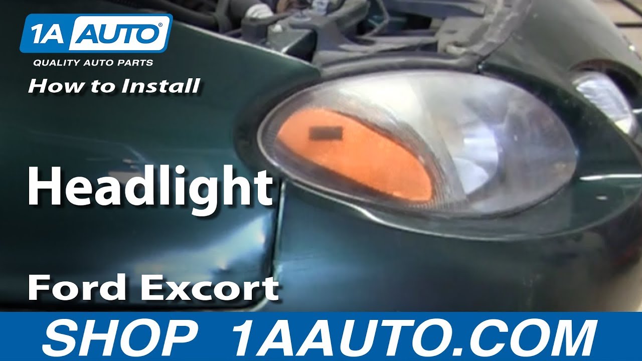 Как заменить фару на Ford Escort 98-03