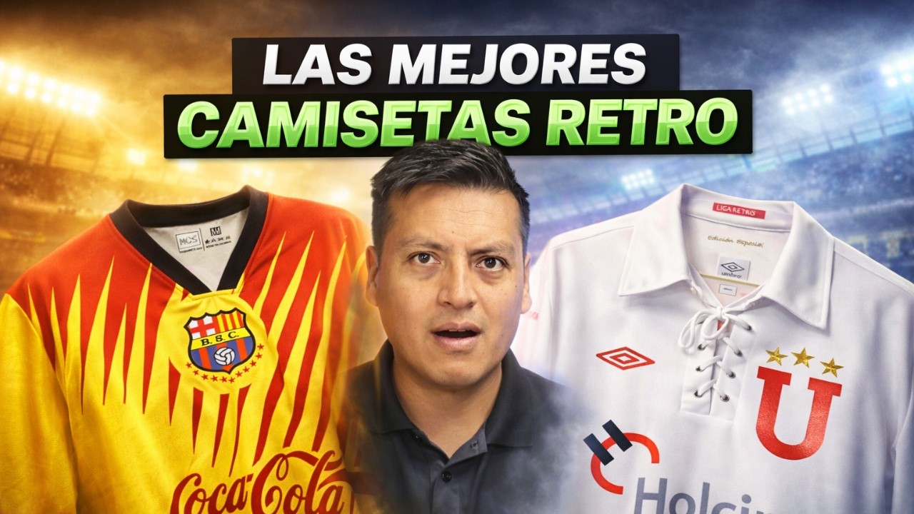 Las mejores camisetas retro del fútbol ecuatoriano | ¿CON QUÉ CAMISETA DEBERÍA JUGAR TU EQUIPO? 🇪🇨⚽
