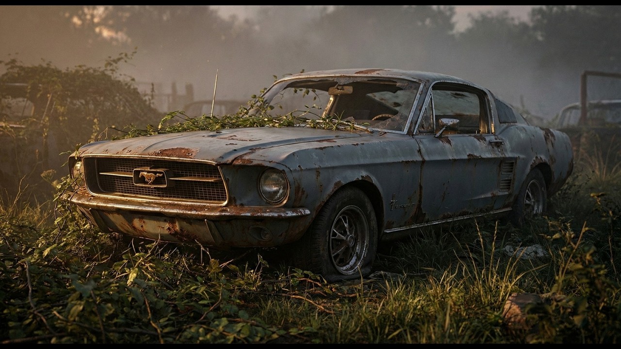 1967 Ford Mustang Fastback Eleanor Full Restoration – From Rusty Abandoned to Showroom New