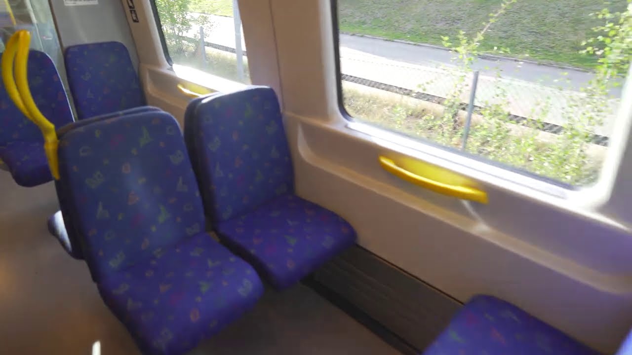 Sweden, Stockholm, subway ride from Fittja to Liljeholmen
