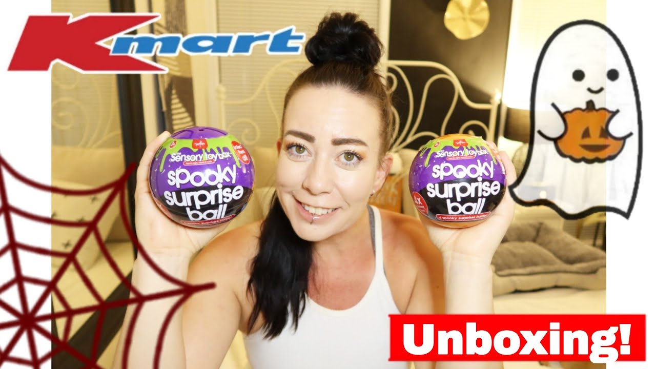 KMART SPOOKY SURPRISE BALLS UNBOXING 👻