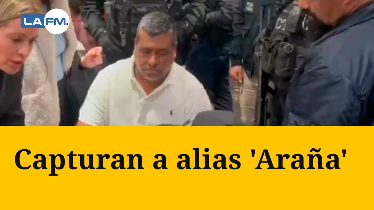 Capturan a alias 'Araña' en hotel durante diálogos de paz