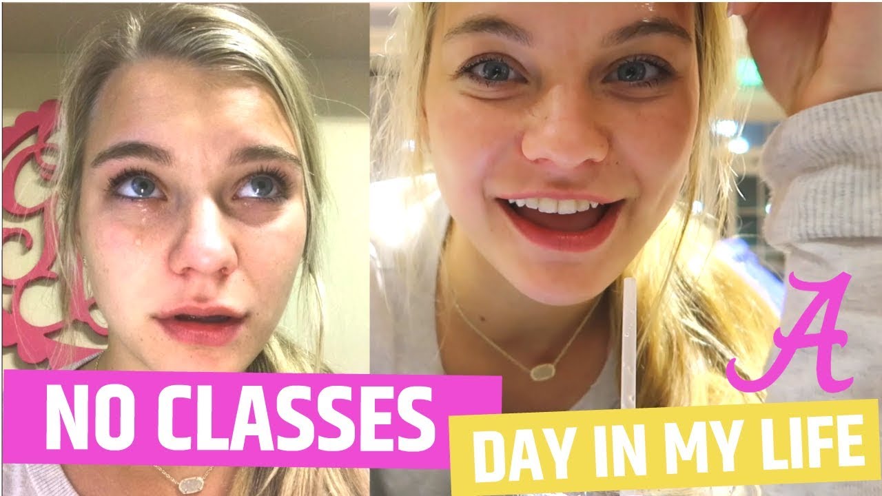no classes -  college day in my life | university of alabama