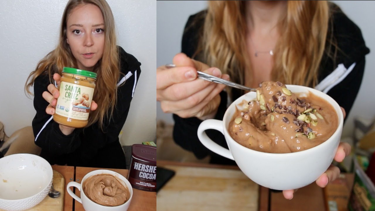 VEGAN CHOCOLATE PEANUT BUTTER ICE CREAM | MUKBANG & RECIPE