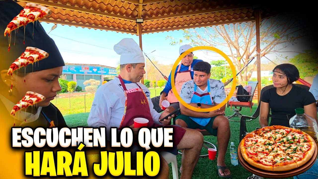 Camarón le comienza a dar instrucciones a su equipo. Cada uno tendrá su función