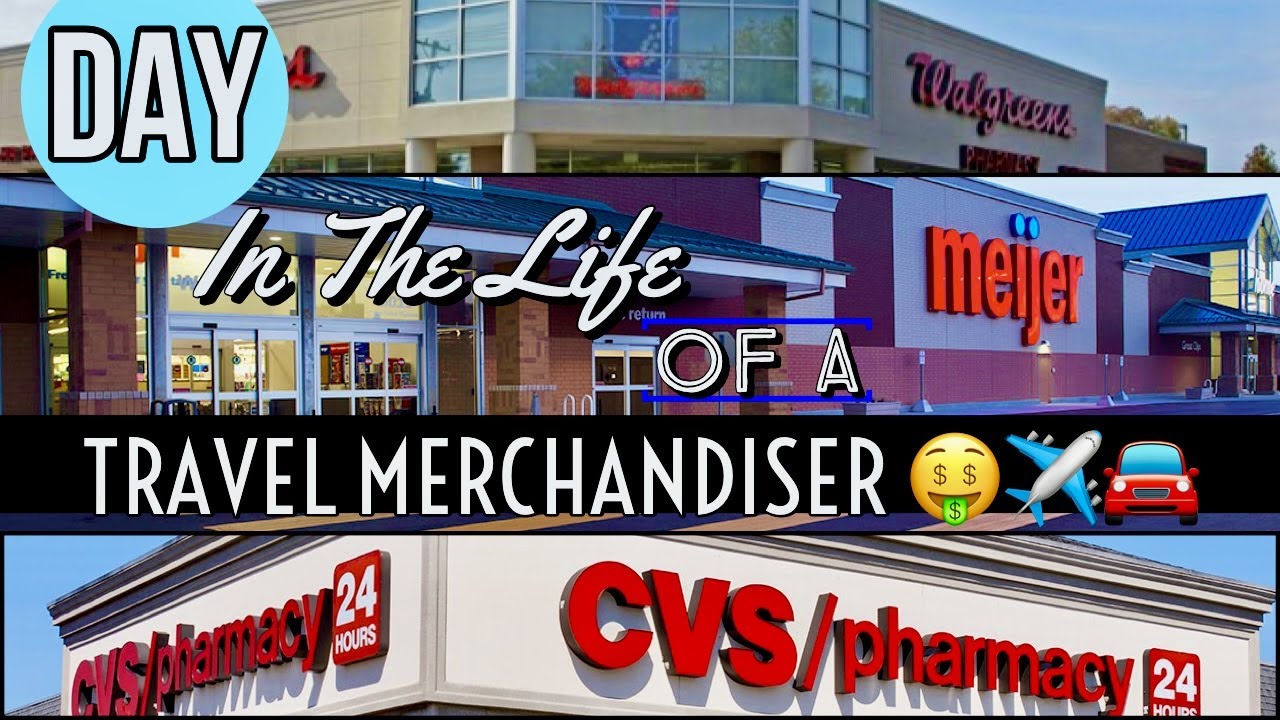 DAY IN THE LIFE OF A TRAVEL MERCHANDISER 🚗🛒