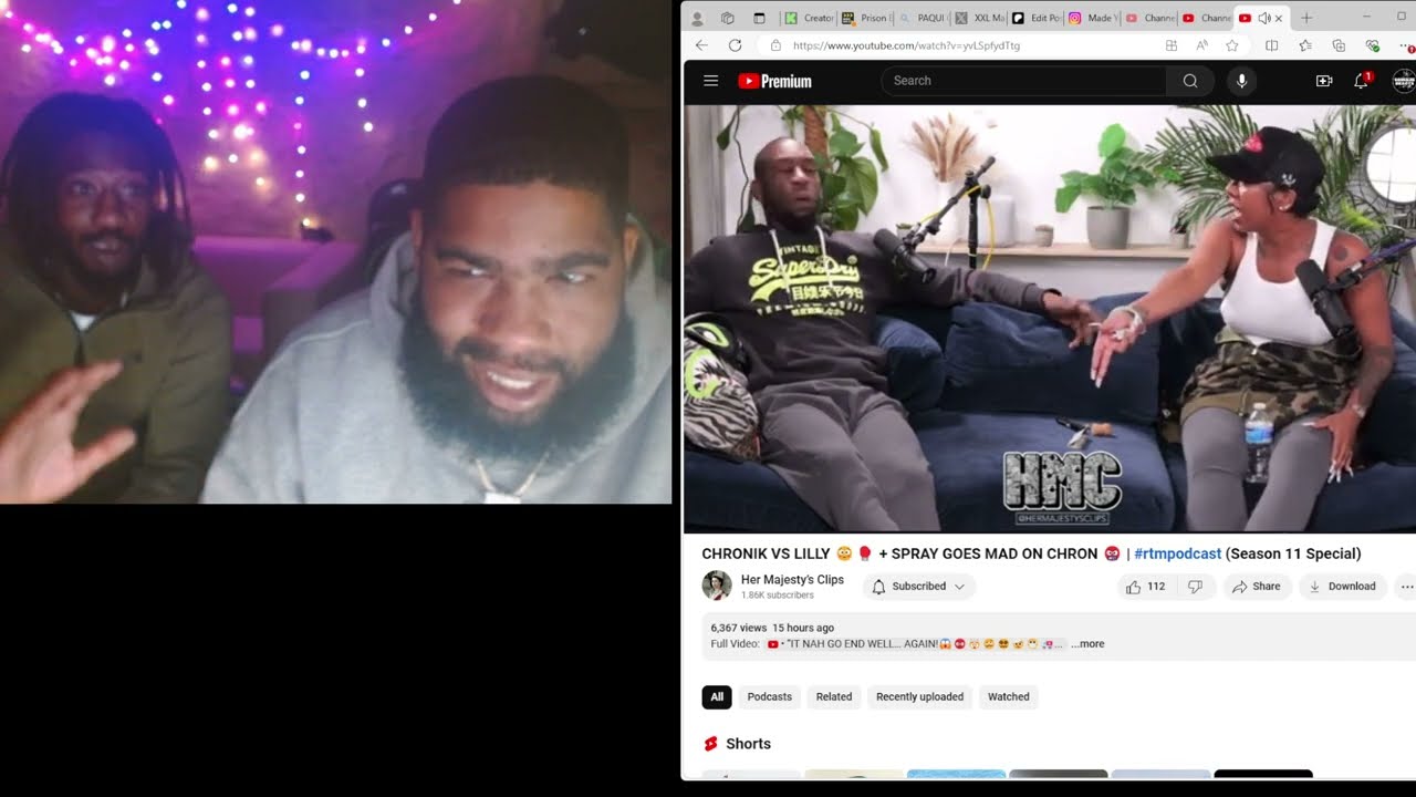 CHRONIK VS LILLY 😳🥊 + SPRAY GOES MAD ON CHRON 🤬 | #rtmpodcast (Season 11 Special)Squeeze Reactions