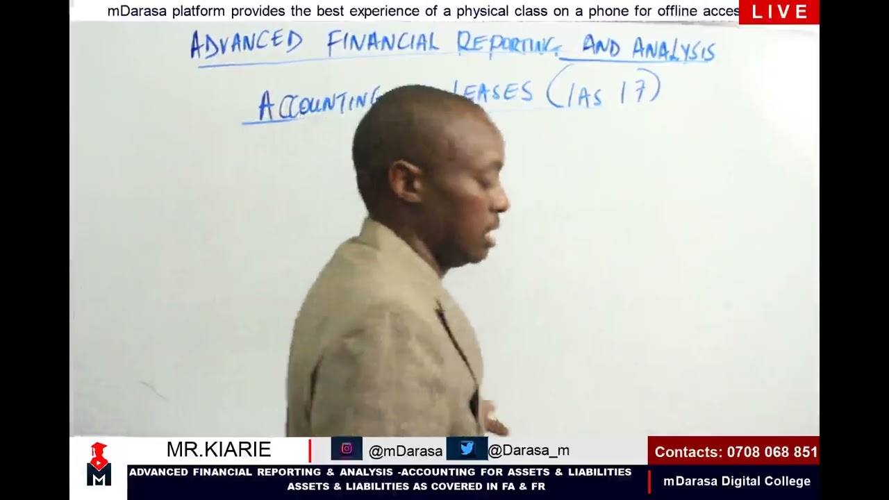 ACCOUNTING FOR LEASES