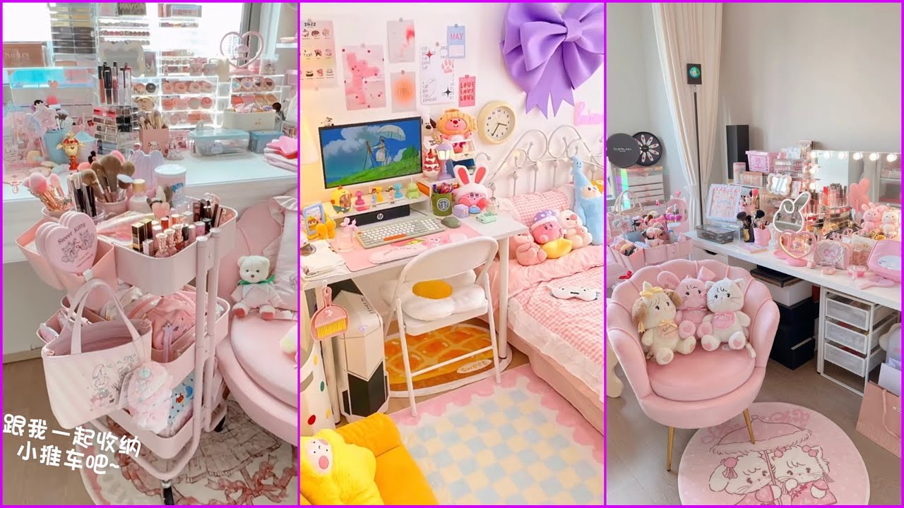 Kawaii Bedroom Decor & Vanity Organizing Idea For You🎀 | Ultimate Restocking✨