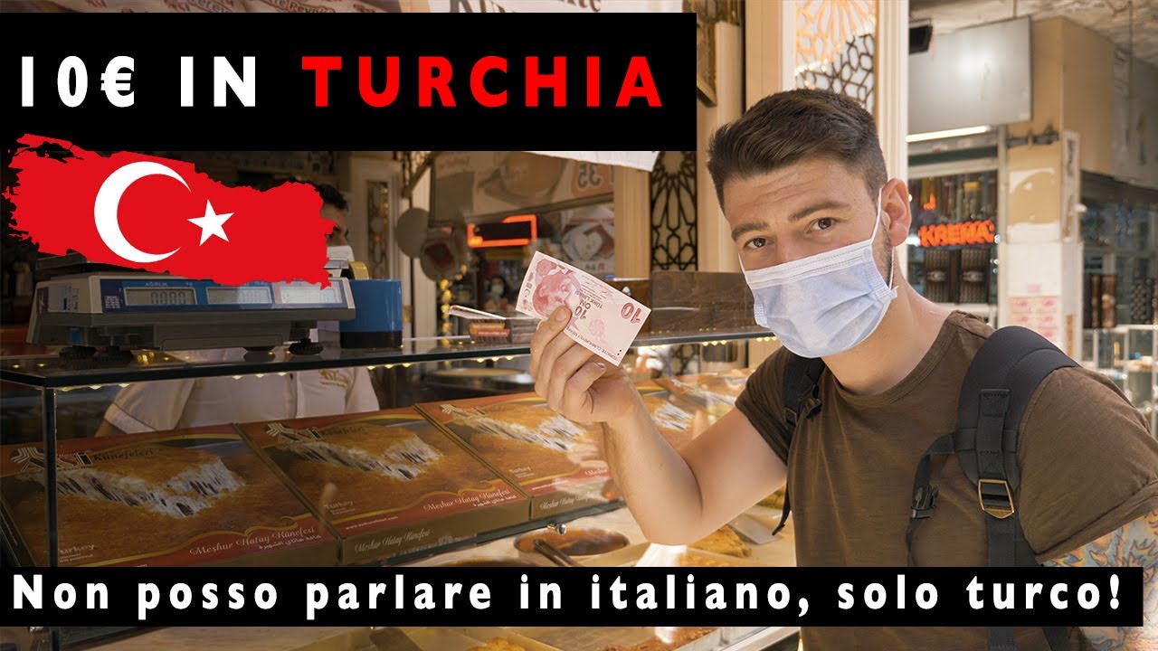 QUANTO CIBO COMPRO CON 10€ AD ISTANBUL, Turchia - Street food 🌭🍟