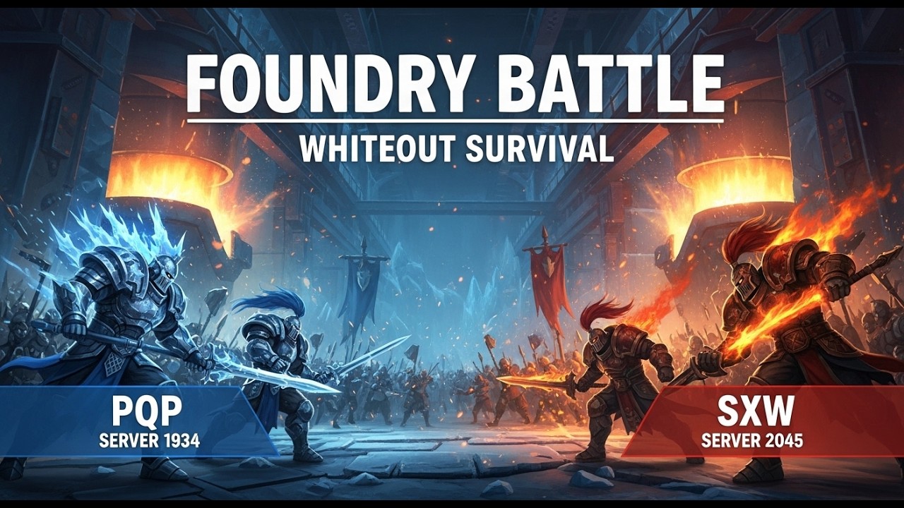 Foundry Battle | 1934 PQP vs SXW 2045 | BURNING EVERYONE 🔥🔥🔥 12.5M POINTS MVP | [Whiteout Survival]