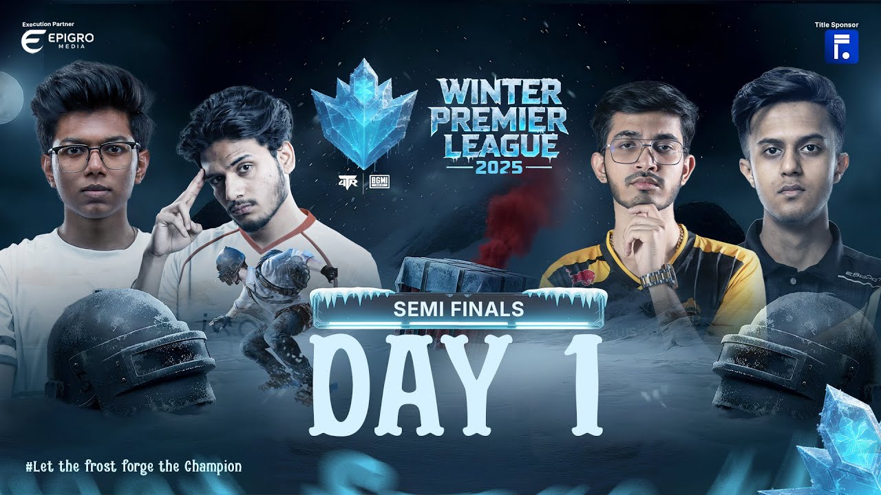 4TR Winter Premier League 2025 : Semi Finals Finals DAY 1 | Let The Frost Forge The Champion ! #godl