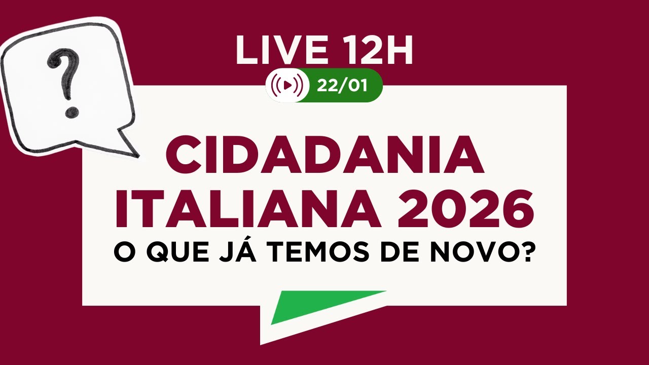 Atualizações 2026 - o que já mudou na cidadania italiana até agora