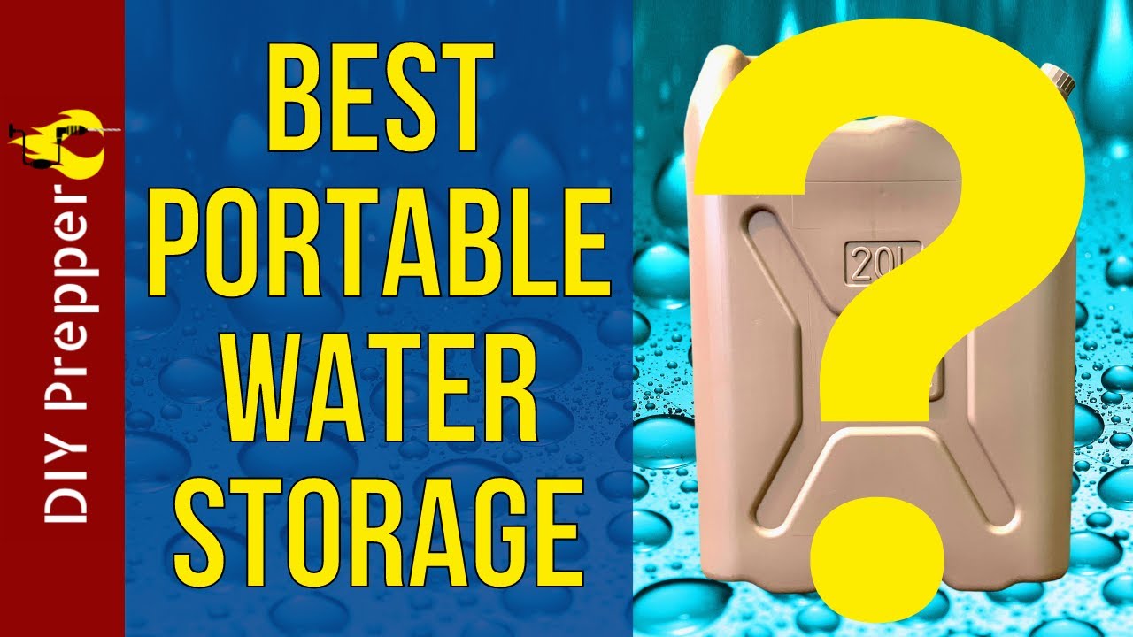 Best Portable Water Storage Containers for Preppers