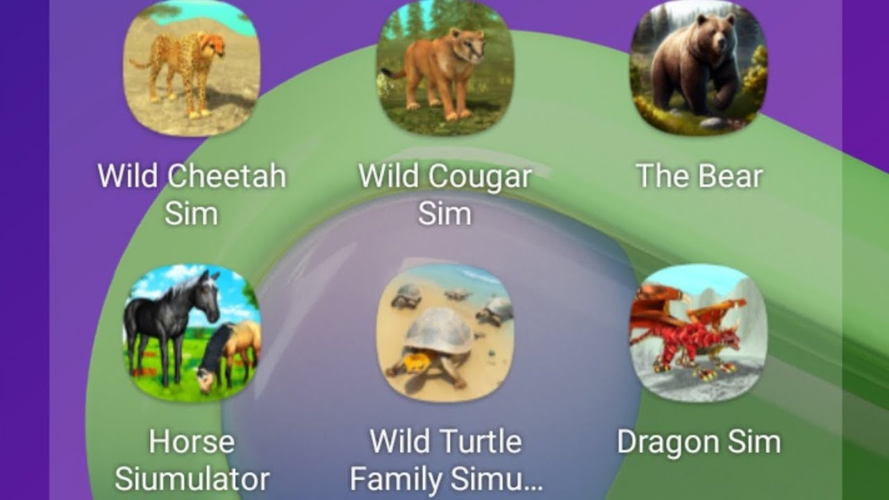 wild cheetah sim,wild cougar sim,the bear,horse sim,wild turtle Family sim,dragon sim animals sim #2