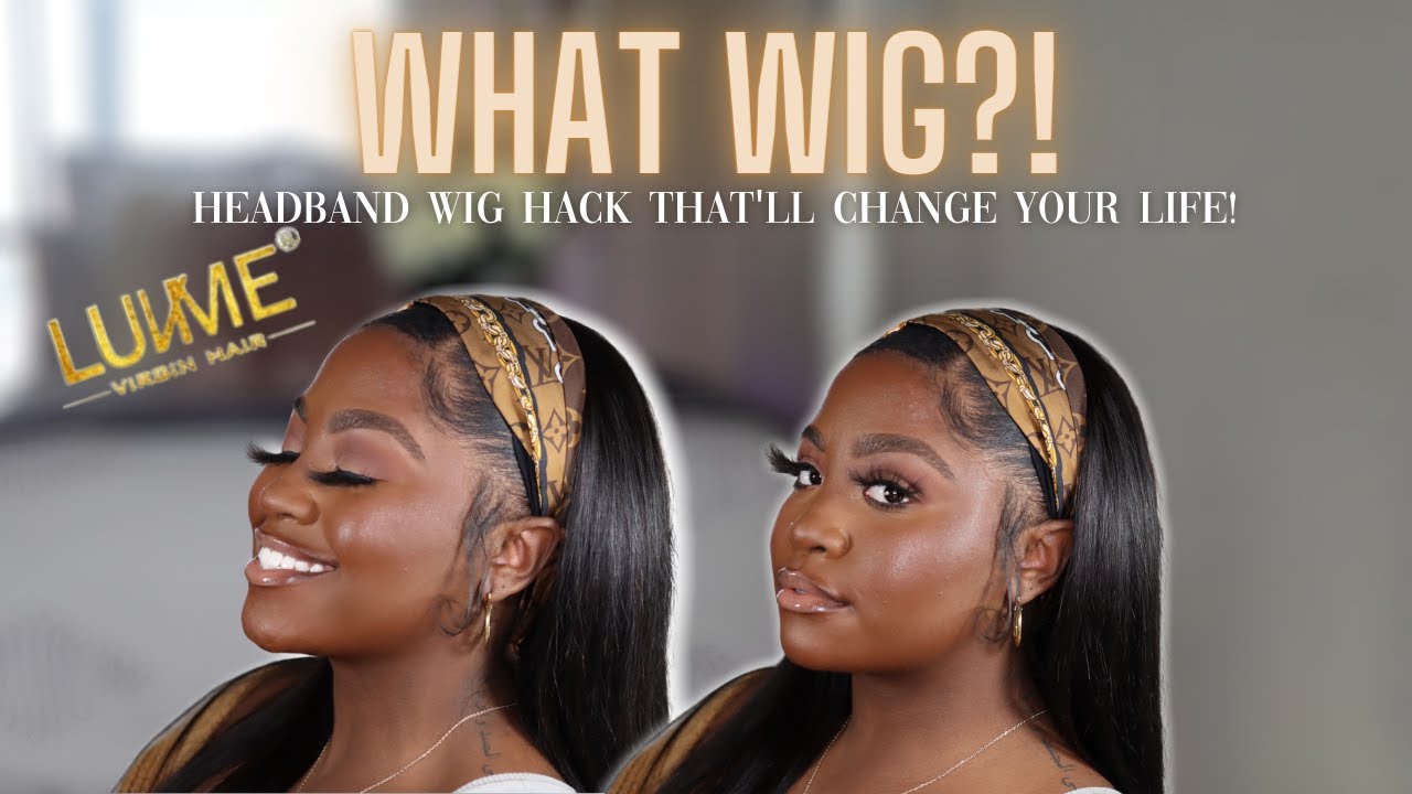LESS THAN 10 MINS HAIRSTYLE?! HEADBAND WIG HACK | LUV ME HAIR
