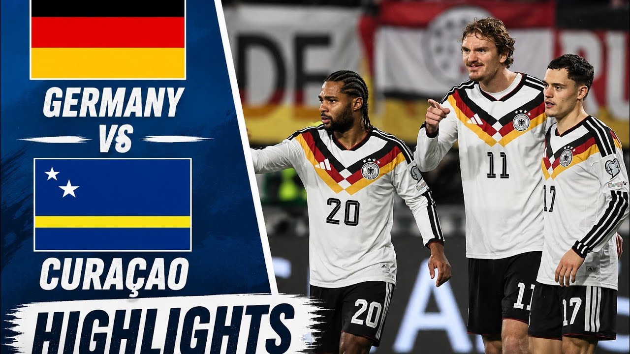 Germany vs Curacao Highlights Germany vs Curacao WC 2026