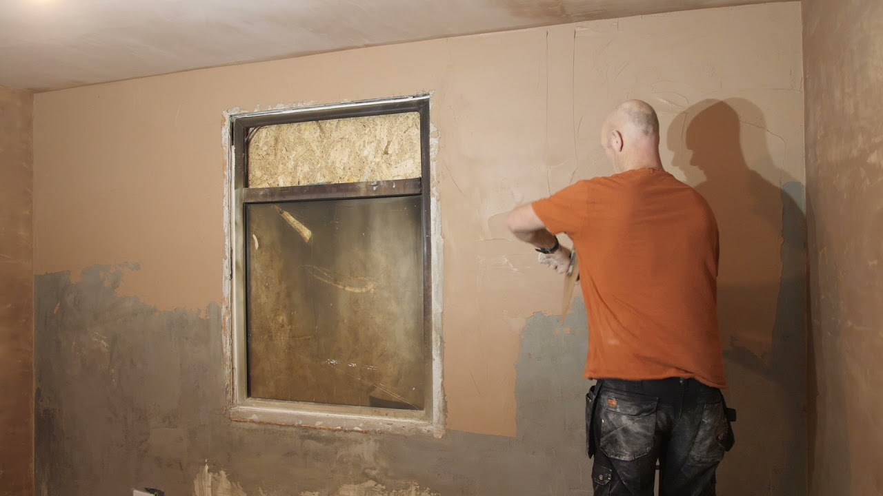 Plastering a wall part Three