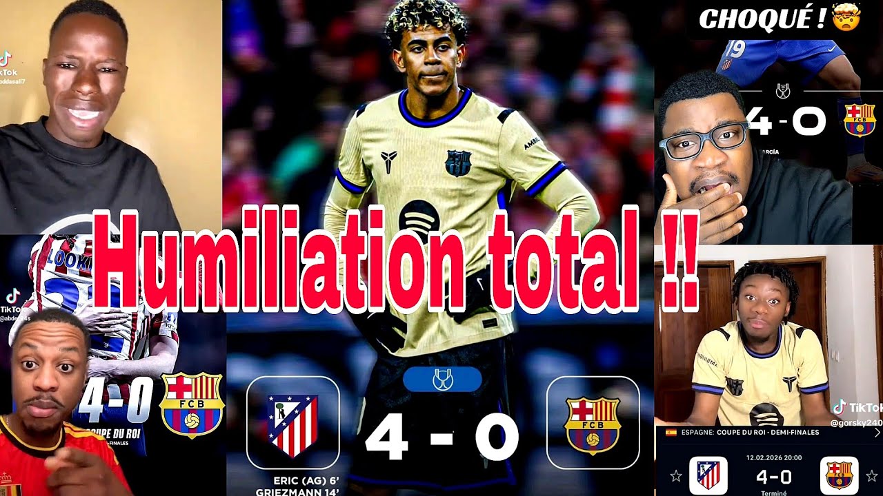 La colère noire des supporters du Barça, écoutez les réactions après match 🤣