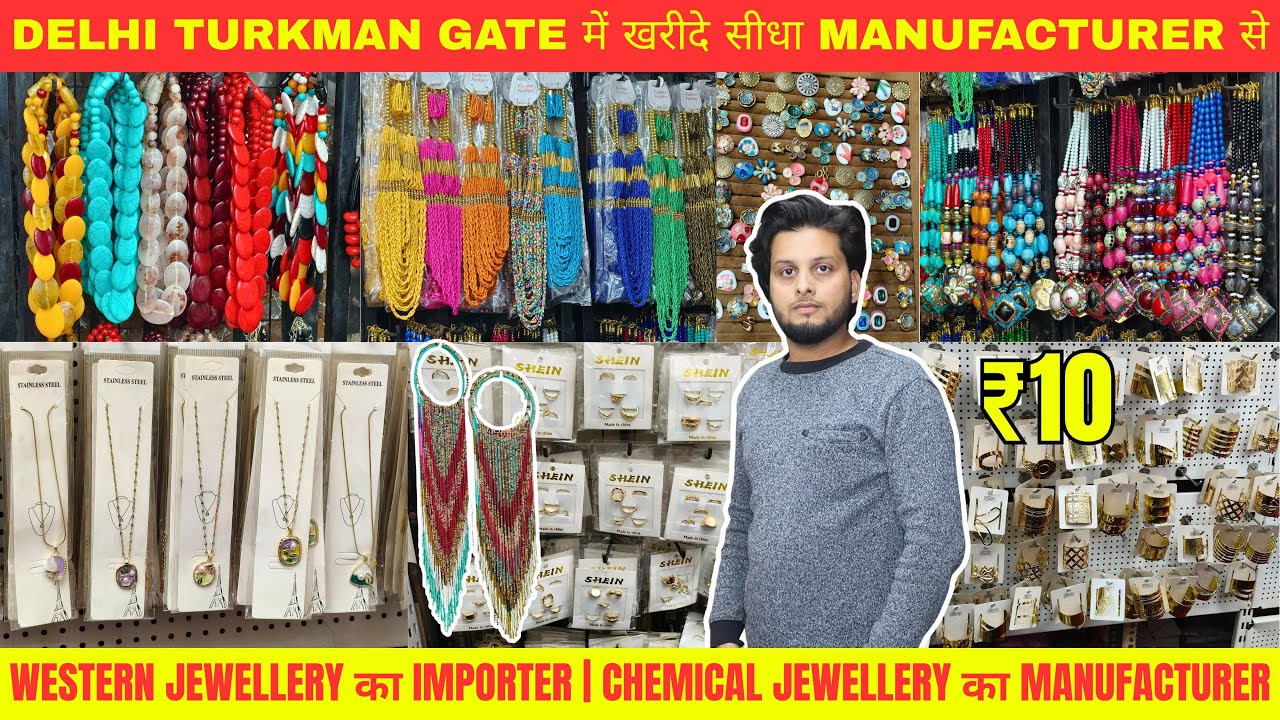Korean Jewellery Wholesalers in Delhi | Western Jewelry Wholesale Delhi | Chemical Beads Jewellery 