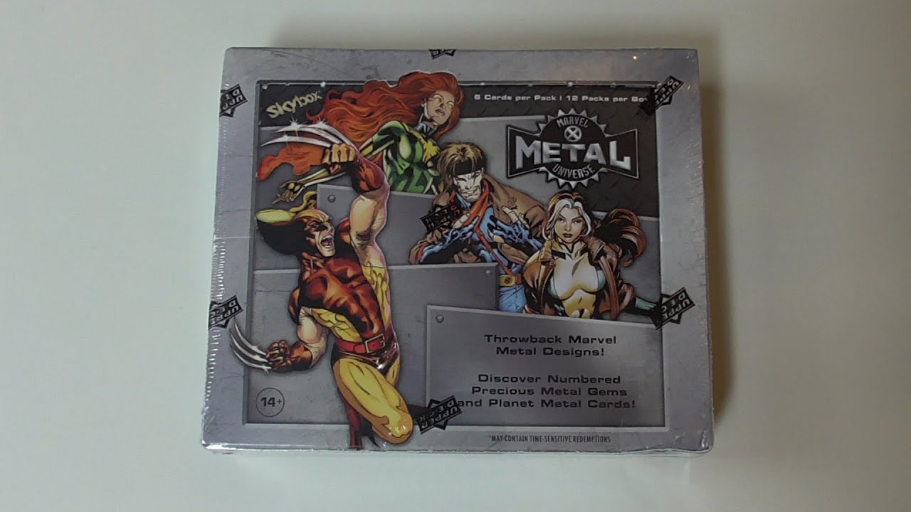 2021 Marvel X-Men Metal Universe Trading Cards Box Break