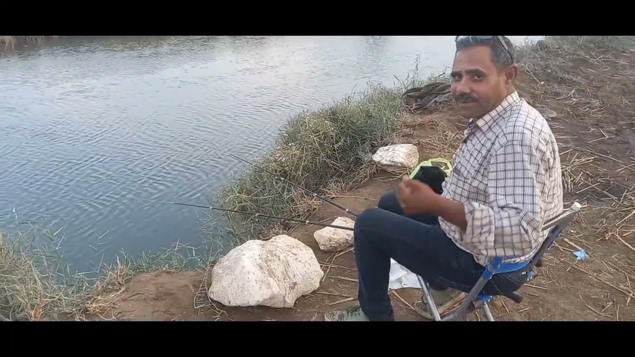 مرعب صيد ثعبان الماء ترعه السلام اختار الطعم المناسب #fishing