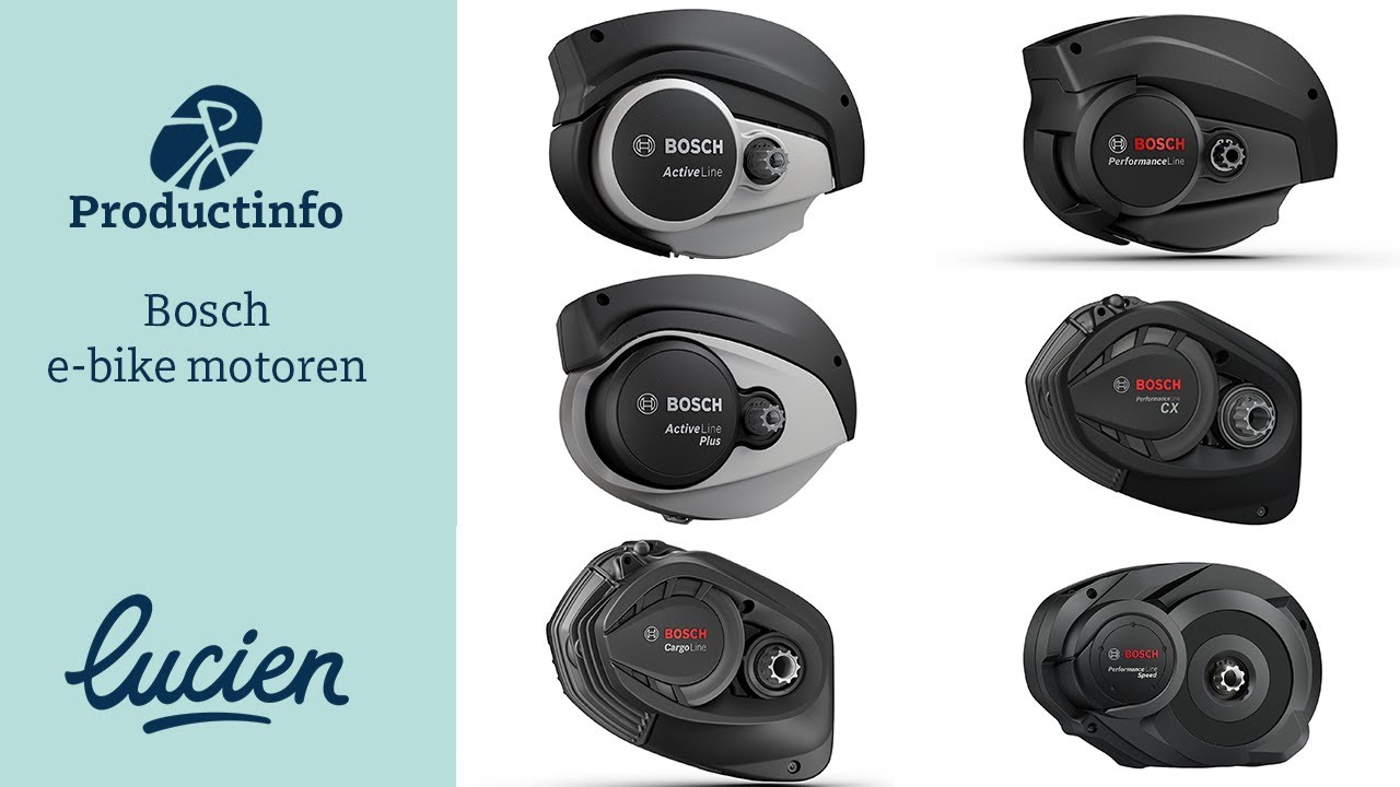 Welke Bosch e-bike motoren bestaan er?