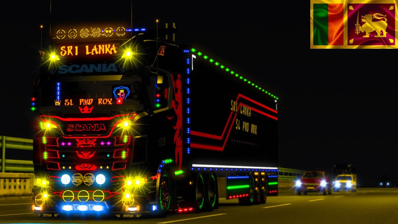 EURO TRUCK SIMULATOR 2 EPIC MODIFICATION TRUCK [ BEST LED LIGHT MOD ] KING OF THE ROAD 2022