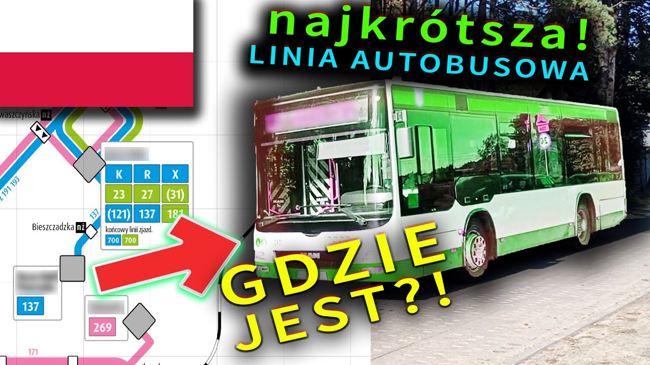 NAJKRÓTSZA LINIA AUTOBUSOWA W POLSCE 🚌 kontra NAJKRÓTSZA W KRAKOWIE !