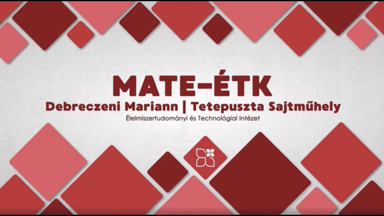 MATE-ÉTK #2 | Debreczeni Mariann | Tetepuszta Sajtműhely