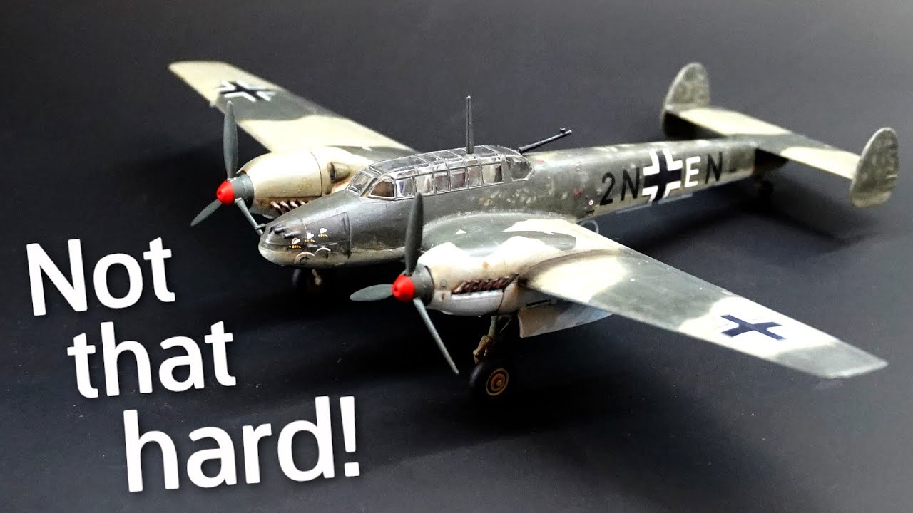An Easy Kit? Hobbyboss Messerschmitt Bf110 in 1/72 Scale - Build & review