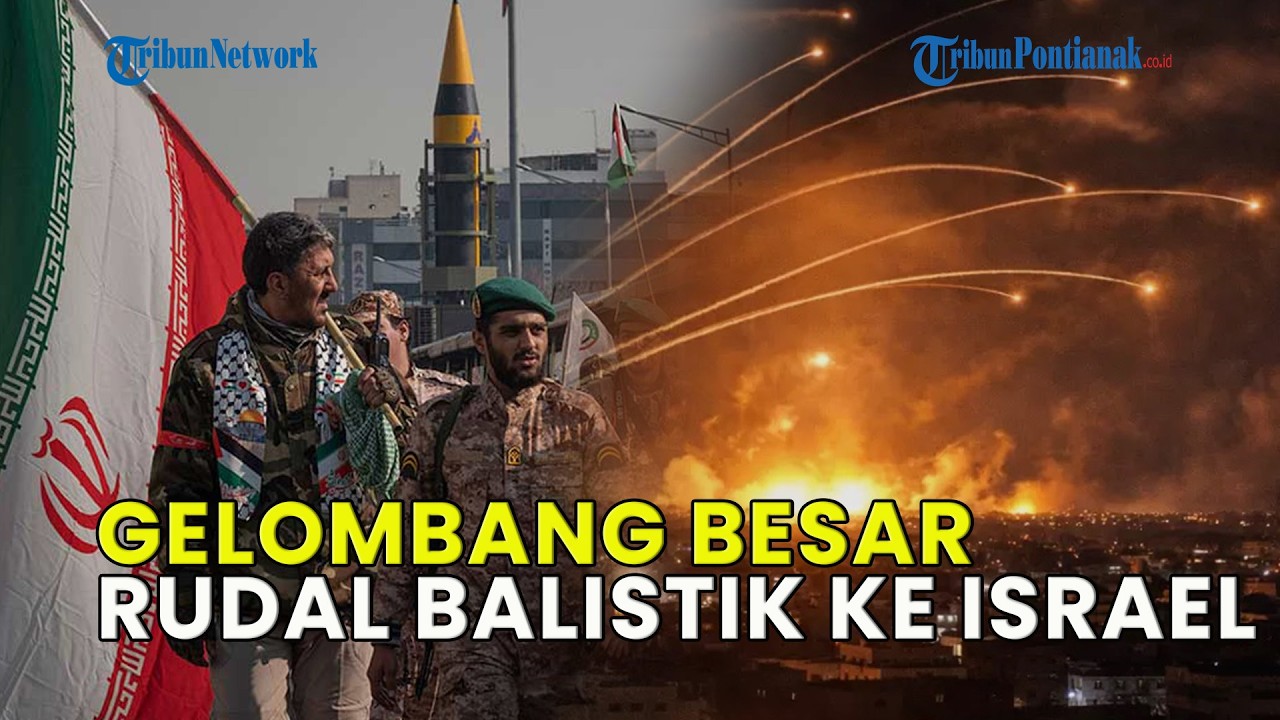 BUKTIKAN UCAPAN❗ GARDA REVOLUSI IRAN LUNCURKAN GELOMBANG BESAR RUDAL BALISTIK KE JANTUNG ISRAEL