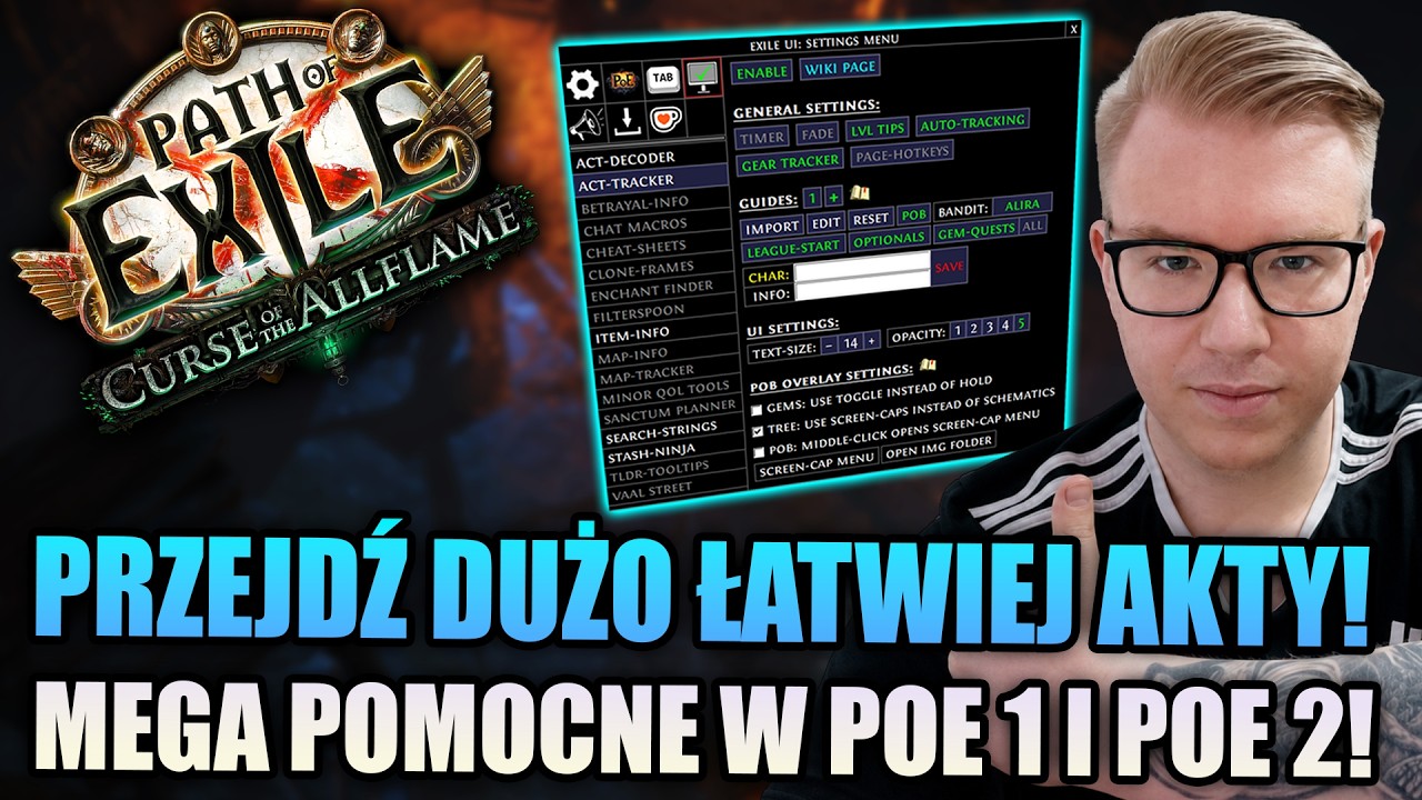 Grasz NOWĄ Ligę w PoE? Musisz ZNAĆ Ten OVERLAY! ExileUI 3.29