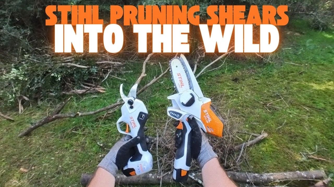 Lawnmower Man TESTS The New STIHL ASA 20 Pruning Shears In The WILD